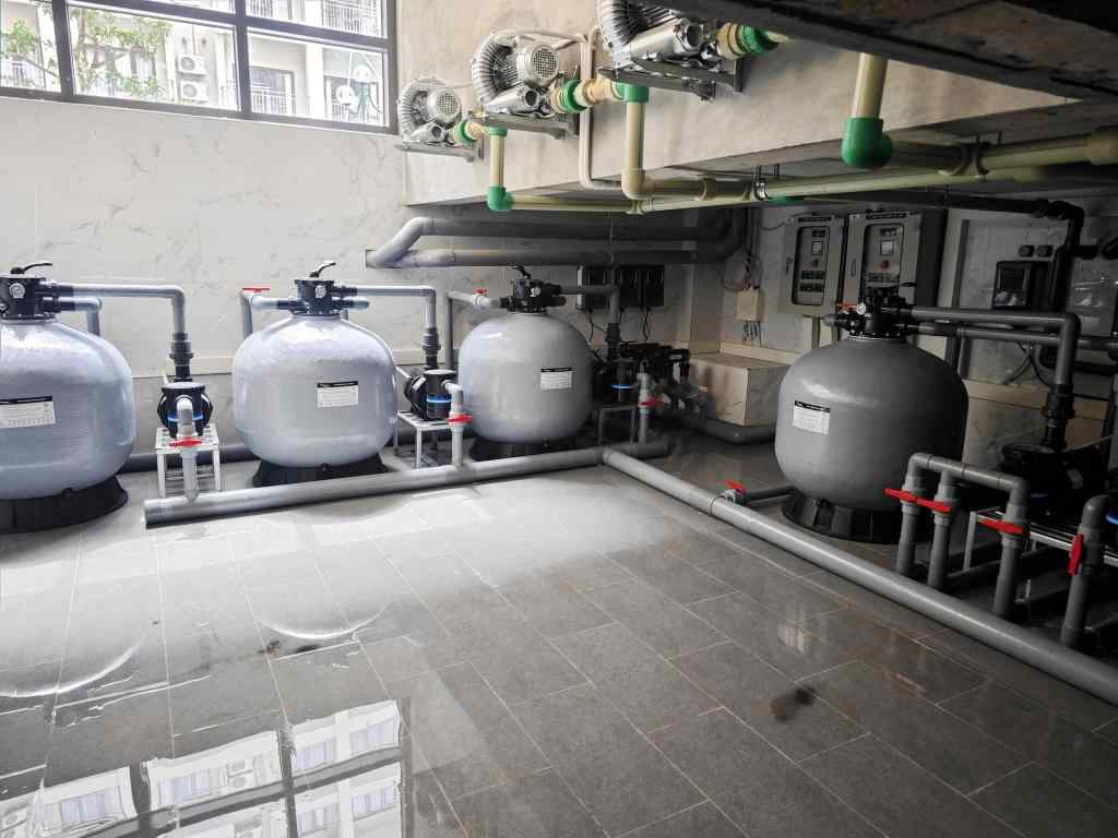 Khả năng chịu áp suất làm việc của bình lọc Emaux V Series và MFV Series