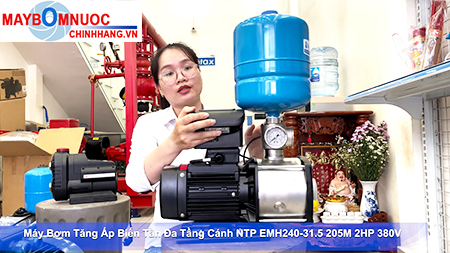 Máy Bơm Tăng Áp Biến Tần NTP