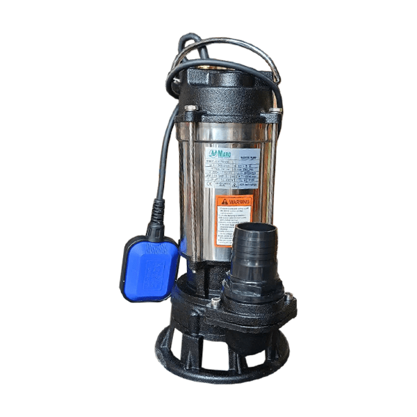 BƠM CHÌM NƯỚC THẢI CÁNH CẮT RÁC CÓ PHAO MARO WQD7-10-0.75F/QG
