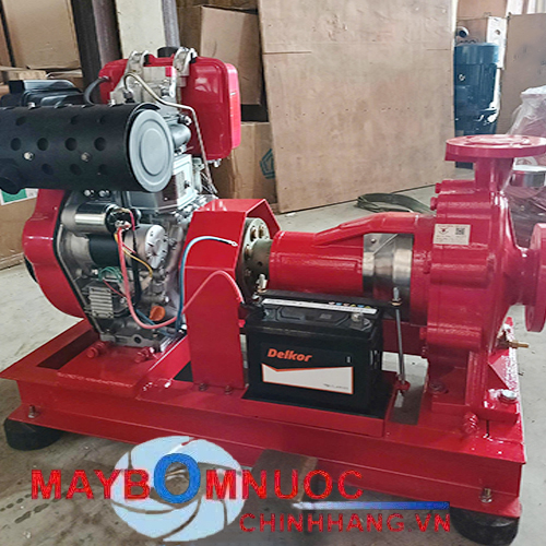 Máy bơm chữa cháy rời trục có hệ cấp nước PCCC