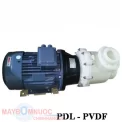 Máy bơm ly tâm hoá chất đầu nhựa tự mồi Maro PDL750102-PVDF (10 HP - 380 V )  