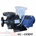 Máy bơm ly tâm hoá chất đầu nhựa Maro SG-542-GFRPP (2HP - 380 V )  
