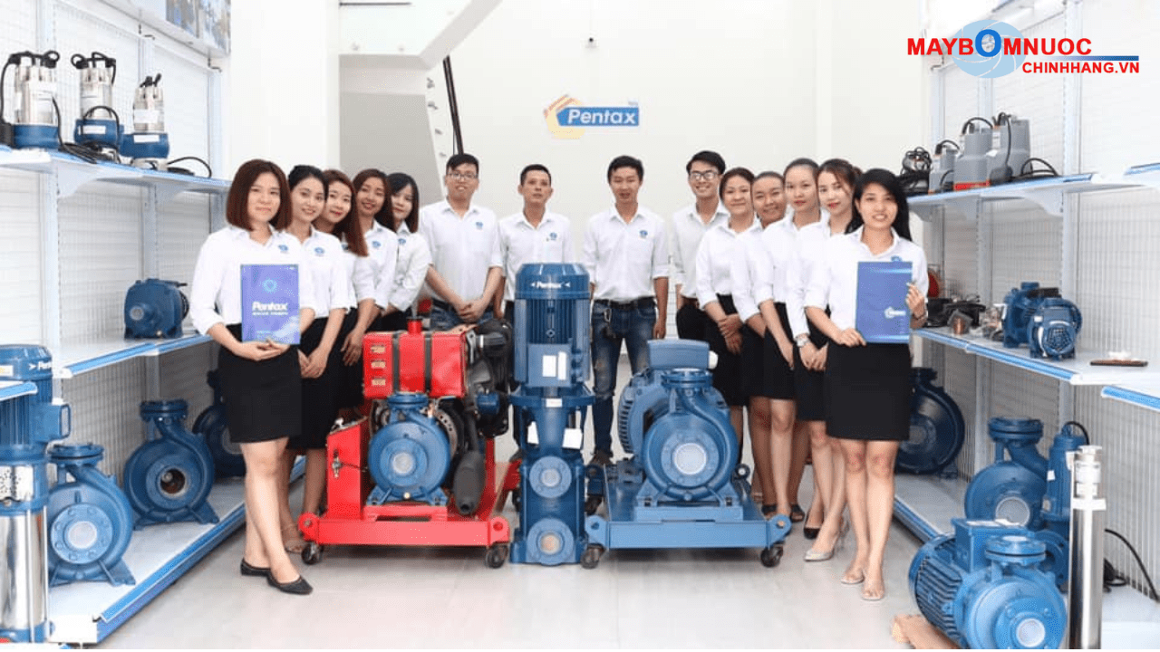 bơm ly tâm trục ngang đầu gang Pentax CM