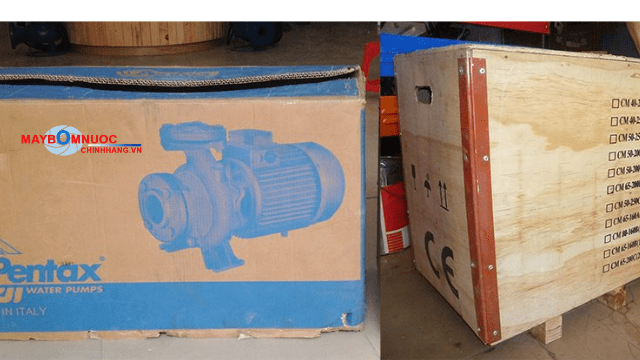 HÌNH ẢNH PHÂN BIỆT BƠM PENTAX CM THẬT - GIẢ