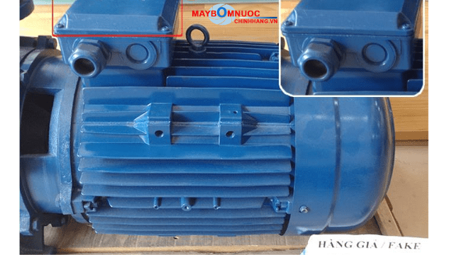 HÌNH ẢNH PHÂN BIỆT BƠM PENTAX CM THẬT - GIẢ