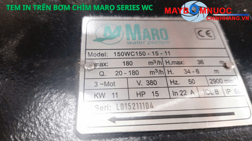 Kho hàng máy bơm Maro