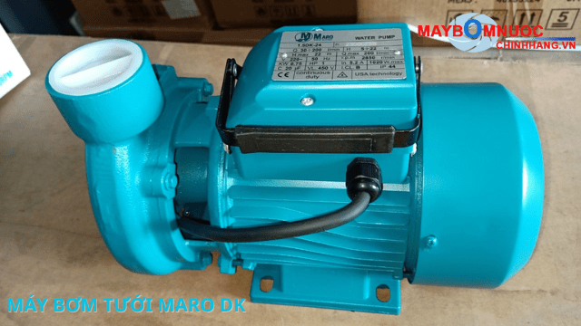 Chi tiết máy bơm lưu lượng Maro 2DK-24 Máy bơm tưới MARO 2DK-24 CÁNH GANG 2HP 1.5KW 220V
