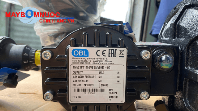 Lắp đặt bơm OBL