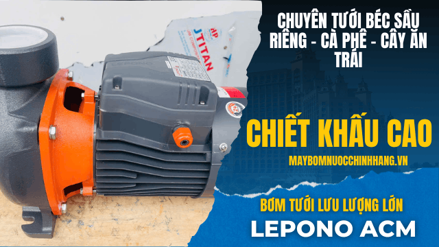 Máy bơm lưu lượng cánh đồng Lepono AC 300B3 chính hãng