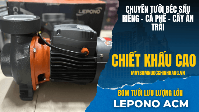 Đại lý phân phối bơm Lepono chính hãng