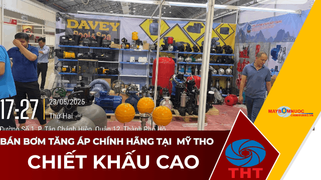 Bán Máy Bơm Nước Tăng Áp Giá Tốt Tại Mỹ Tho
