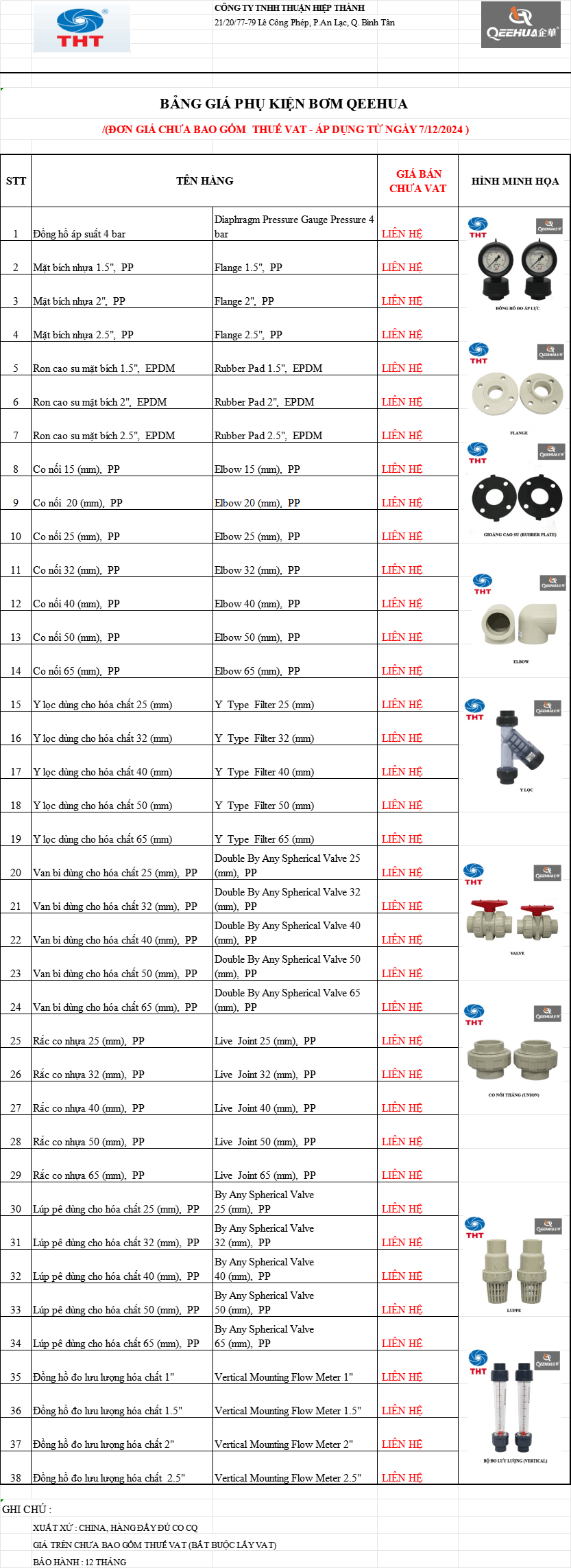  Bảng Giá Máy Bơm Hóa Chất QEEHUA Chính Hãng Chiết Khấu Cao