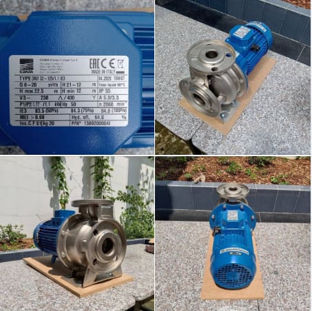 ẢNH THỰC TẾ VÀ DỰ ÁN DÒNG BƠM EBARA 3M CHÍNH HÃNG