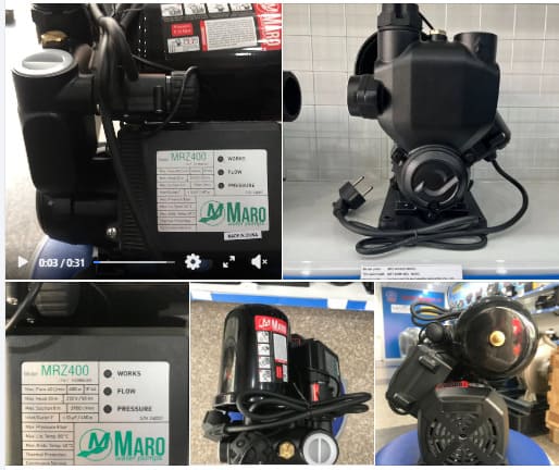 ẢNH THỰC TẾ BƠM TĂNG ÁP NƯỚC NÓNG MARO MRZ