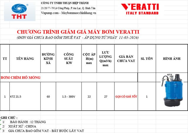 Thanh lý máy bơm chìm 2