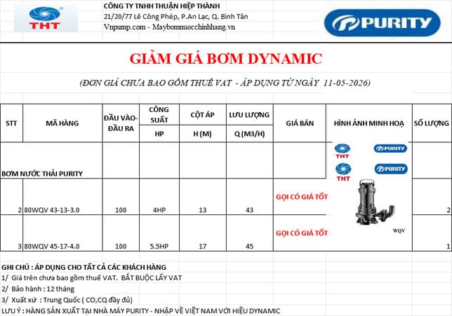 Thanh lý máy bơm chìm 3