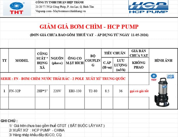 Thanh lý máy bơm chìm 6