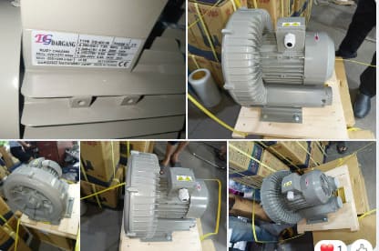 Máy Thổi Khí Con Sò Dargang thực tế