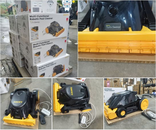 Robot hút đáy hồ bơi Davey với công nghệ AdaptiveNav 4.0