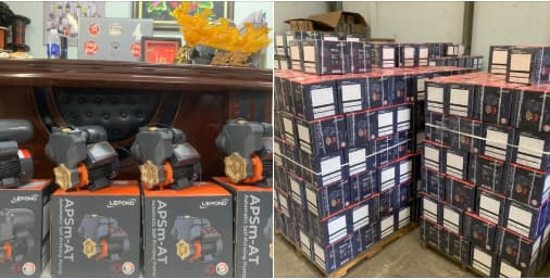 Máy bơm nước Lepono 3HP tại Vĩnh Long