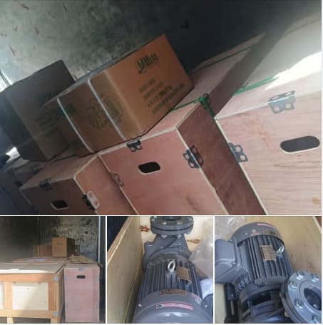 Máy bơm ly tâm trục ngang đầu gang Teco 5