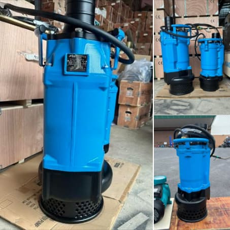 Máy bơm chìm hố móng Maro KTZ thực tế 2