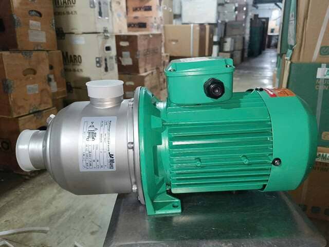 Ảnh thực tế máy bơm đa tầng cánh inox Maro MH 4