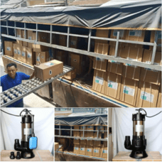 Bơm chìm nước thải Maro MRm1500F có phao