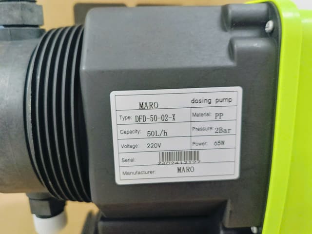 Ảnh thực tế máy bơm định lượng Maro DFD 5