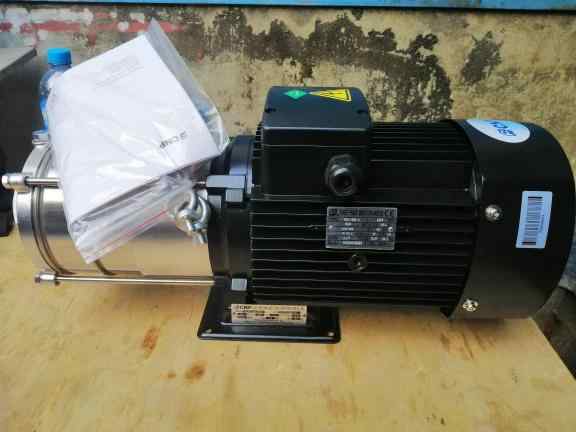 Ảnh thực tế máy bơm đa tầng cánh inox CNP CHLF 4