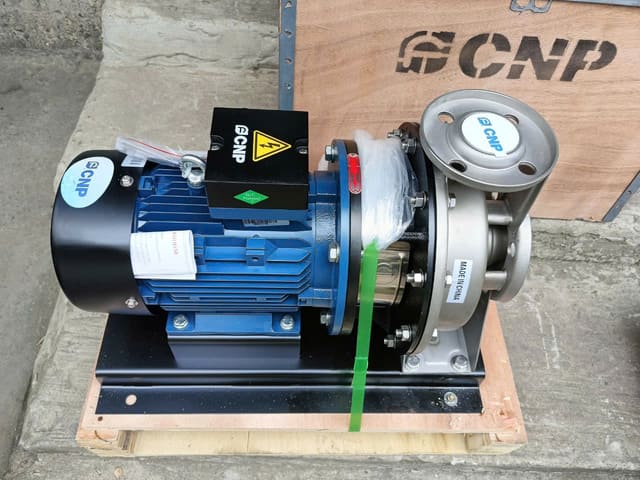 Ảnh thực tế máy bơm trục ngang inox CNP ZS 3