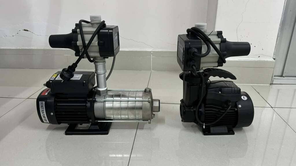Ảnh thực tế máy bơm đa tầng cánh inox Maro CHLF 5