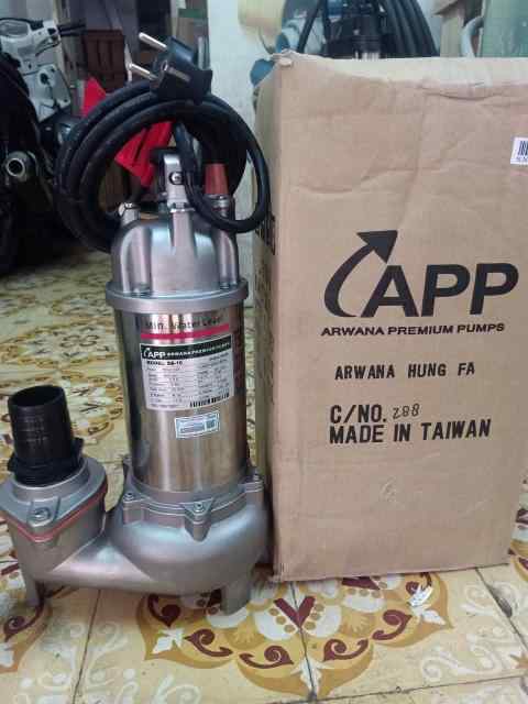 Ảnh thực tế máy bơm chìm inox APP SB 2