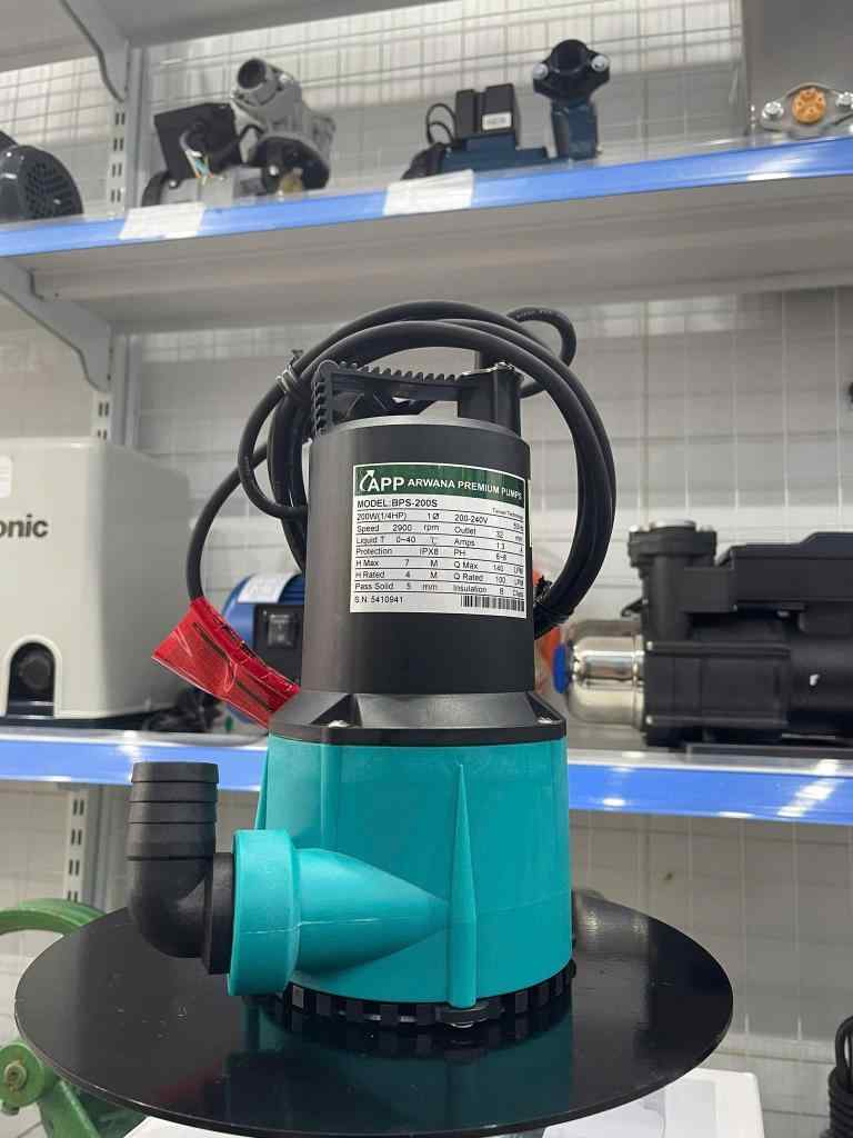 Ảnh thực tế máy bơm chìm nước thải nhựa APP BPS 2
