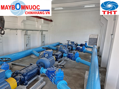 Trạm bơm cấp nước cho hệ thống xử lý nước thải công nghiệp